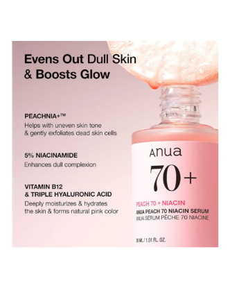 Picture of Peach 70% Niacin Serum 30ml