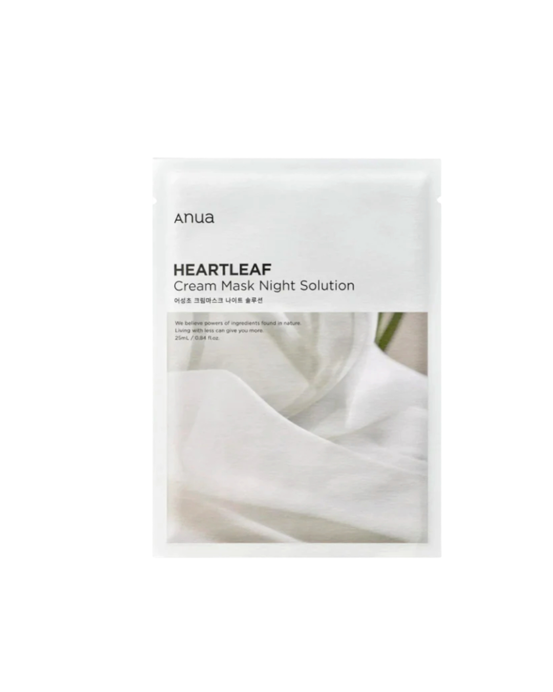 Picture of HEARTLEAF CREAM SHEET MASK NIGHT SOLUTION