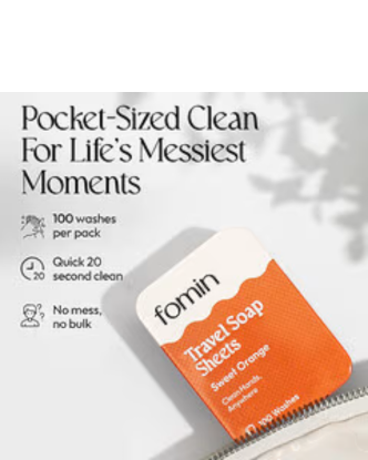 Picture of Travel Soap Sheets - Sweet Orange