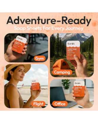 Picture of Travel Soap Sheets - Sweet Orange